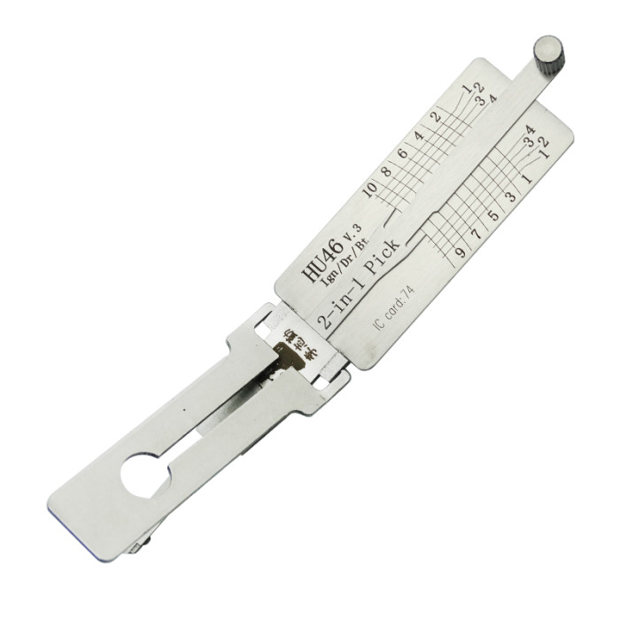 HU46 3-IN-1 Lock pick, for ignition lock, door lock, and decoder,! used for Opel, Antara, Sail
