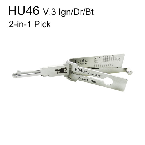 HU46 3-IN-1 Lock pick, for ignition lock, door lock, and decoder,! used for Opel, Antara, Sail