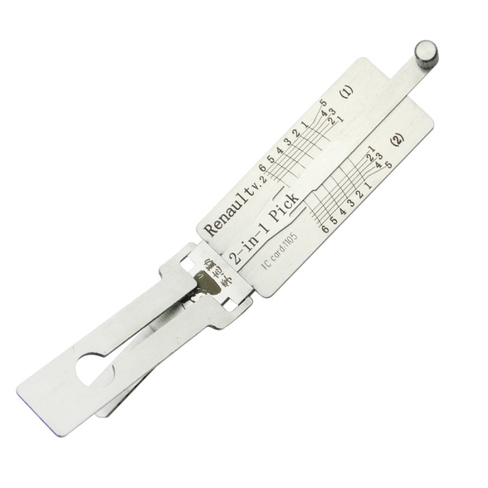 For Renaultlock pick and decoder together  2 in 1 used for Renault: Scenic, Fluence, Koleos, Megane, Laguna, Latitude
