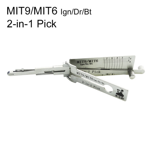 For MIT9\MIT6  2 In 1 lock pick and decoder for old Mitsubishi,Daihatsu