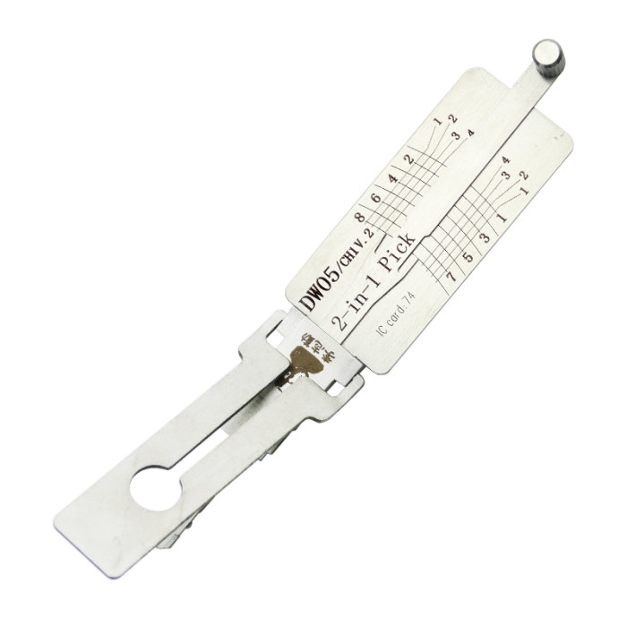 Original Lishi DWO5\CH1\Chevrolet  2 in 1
