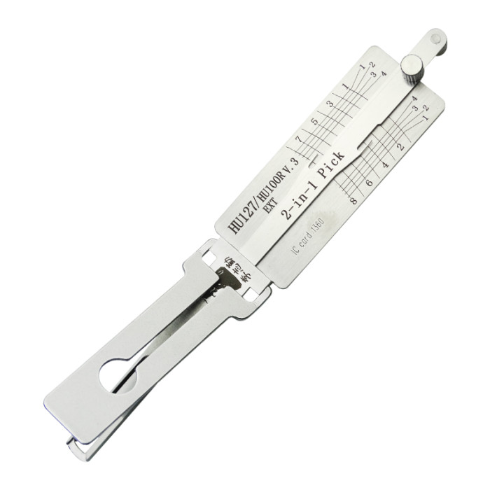 HU127/HU100R V.3EXT 2-in-1 Pick, for ignition lock, door lock, and decoder,  genuine ! used for 2010 New BMW