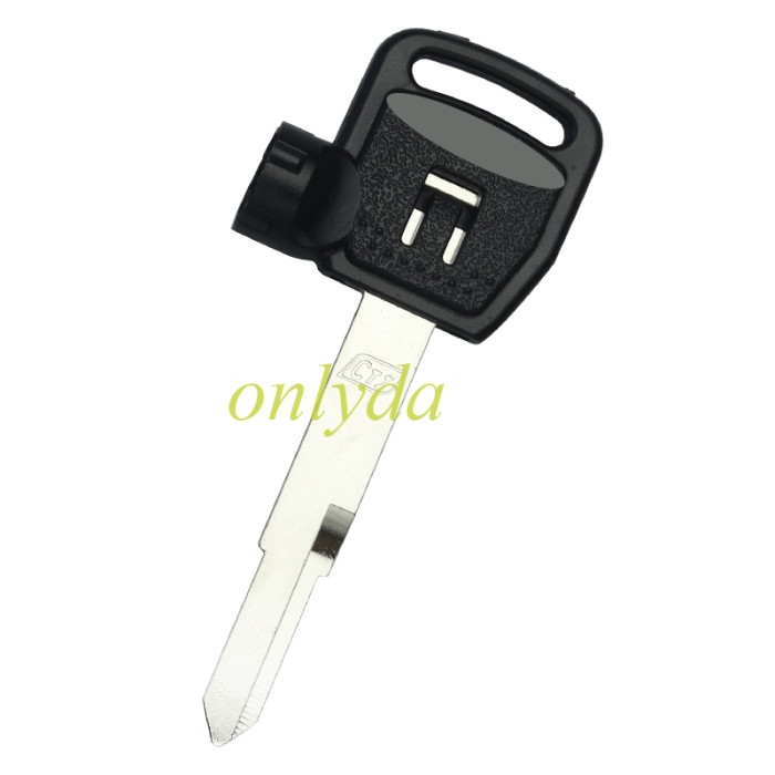 For KYMCO motorcycle key  shell with left cut blade with badge