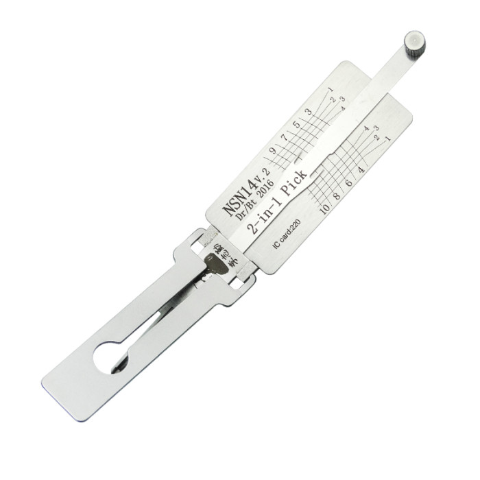 For Nissan and buick NSN14decoder and lockpick combination  genuine !  used for Nissan Teana, Tiida, sunlight, Sylphy, X-Trail, Qashqai, Infiniti