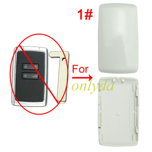 For Renault key shell separate back cover without badge , pls choose model