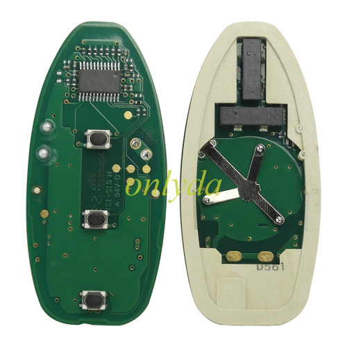 Genuine  Nissan  Nissan Leaf - Juke - NV200 - 285E3-3NL3A - TWB1G694 Nissan Part Number: 285E33NL3A 3 Buttons: Lock, Unlock & Charge Cable Frequency: 433 Mhz Battery: CR2025 PCF7952A / HITAG 2 / 46 CHIP TWBIG694 285E3-9KN0A 285E3-4FA1A 285E3-3NL3A 2016 Nissan Lannia2017 Nissan Sentra 2014-2016      Nissan NV200 2015-2018      Nissan Leaf 2010-2017      Nissan Juke