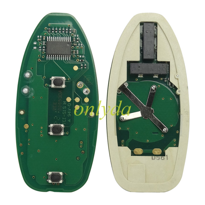 Genuine  Nissan  Nissan Leaf - Juke - NV200 - 285E3-3NL3A - TWB1G694 Nissan Part Number: 285E33NL3A 3 Buttons: Lock, Unlock & Charge Cable Frequency: 433 Mhz Battery: CR2025 PCF7952A / HITAG 2 / 46 CHIP TWBIG694 285E3-9KN0A 285E3-4FA1A 285E3-3NL3A 2016 Nissan Lannia2017 Nissan Sentra 2014-2016      Nissan NV200 2015-2018      Nissan Leaf 2010-2017      Nissan Juke