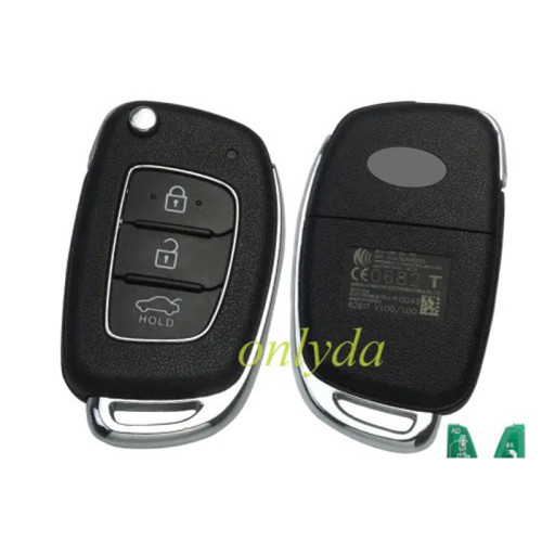 Genuine Hyundai Accent 2022-2023     3  button remote key  PN:95430-H5600 MODEL :SYEC3TX1804 with ID60 chips and 433MHZ 95430H5600