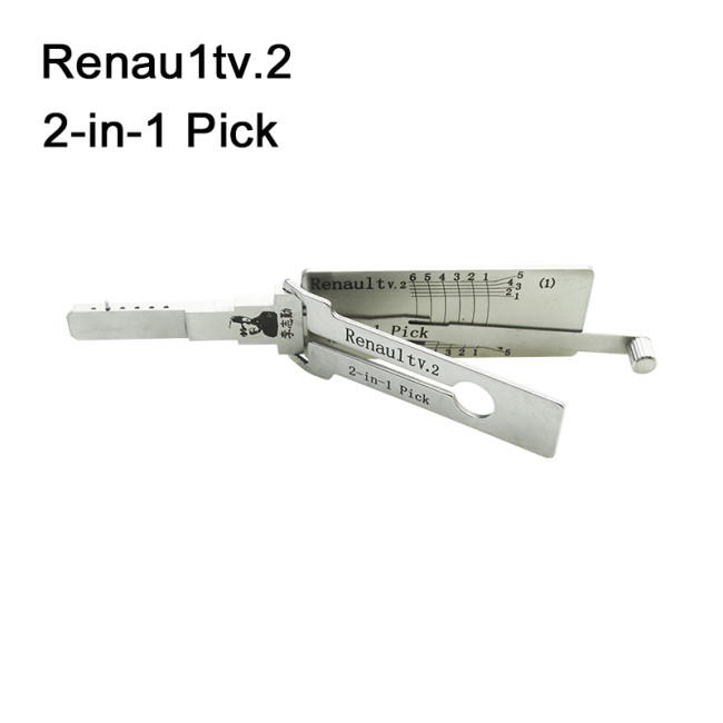 For Renaultlock pick and decoder together 2 in 1 used for Renault: Scenic, Fluence, Koleos, Megane, Laguna, Latitude