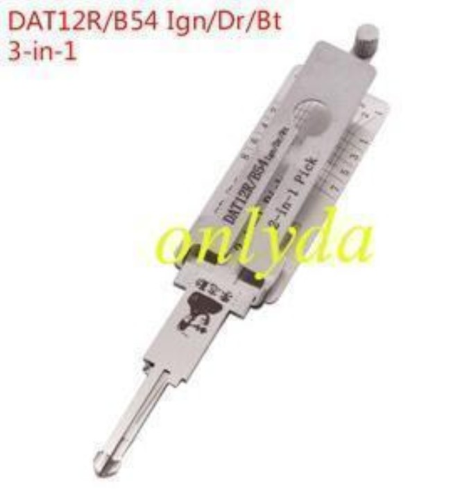 MOQ 20pcs Aftermarket ODM(Customize) High quality 2 in 1 tools,DAT12R 3 in 1 lockpick and decoder genuine