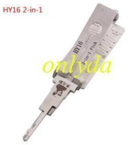 MOQ 20pcs Aftermarket ODM(Customize) High quality  2 in 1 tools，Hyundai HY16/ HYN14 new car decoder and lockpick combination     used for Hyundai ,  new elantra;freddy