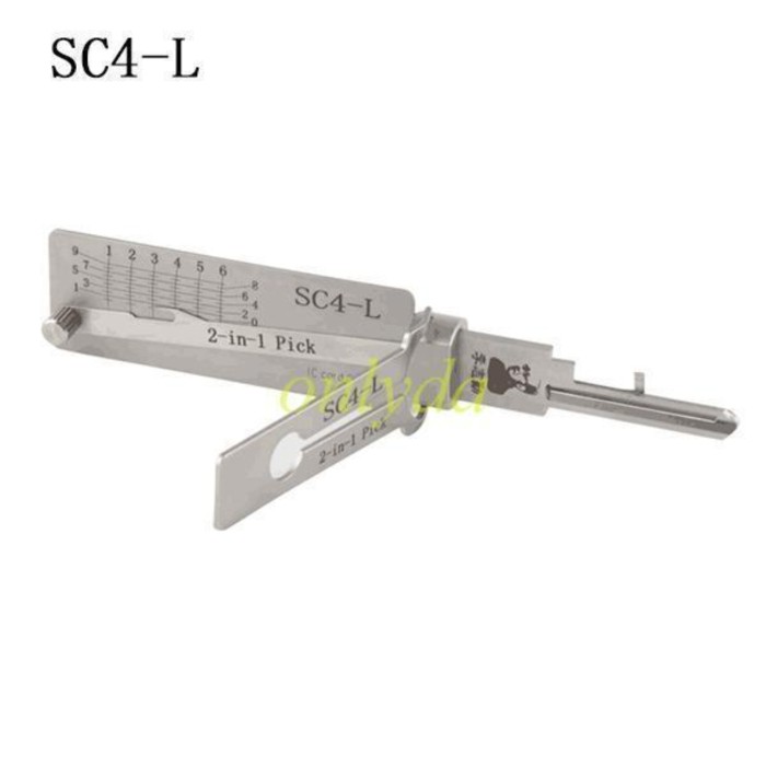 MOQ 20pcs Aftermarket ODM(Customize) High quality  2 in 1 tools，SC4-L  2 in 1 decode and lockpick for Schlage Residential Lock