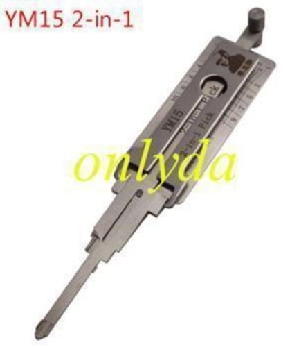 MOQ 20pcs Aftermarket ODM(Customize) High quality  2 in 1 tools， YM15 lock pick and decoder  together  2 in 1  use for Benz and Dodge