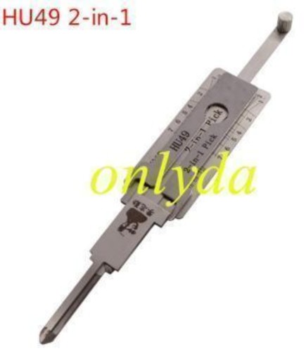 MOQ 20pcs Aftermarket ODM(Customize) High quality  2 in 1 tools，HU49-2-IN-1 Lock pick, for ignition lock, door lock, and decoder,or Jetta Santana B4,golf