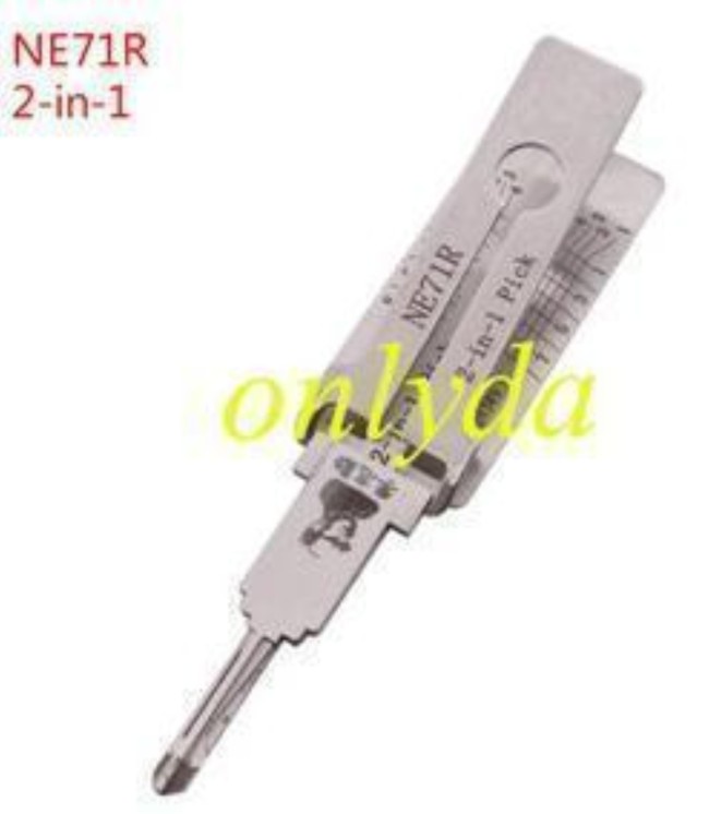 MOQ 20pcs Aftermarket ODM(Customize) High quality 2 in 1 tools, Australian Honda NE71R lock pick and decoder together 2 in 1 used for Australia car Honda series