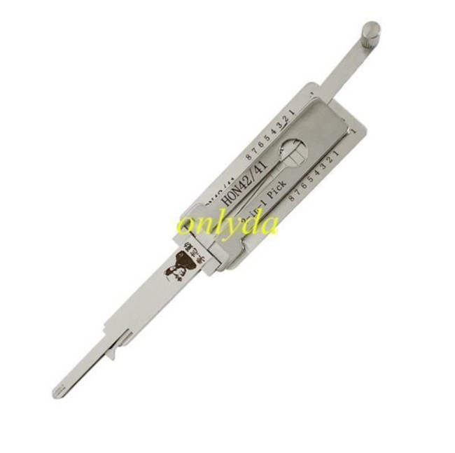 MOQ 20pcs Aftermarket ODM(Customize) High quality 2 in 1 tools,HON42/41 2 in 1 decode and lockpick for Honda Motorcycle key