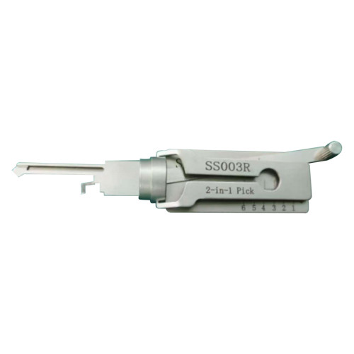 MOQ 20pcs Aftermarket ODM(Customize) High quality  2 in 1 tools，SS003R Left Side 2-in-1 Locksmith Tool For Italy ISEO lock