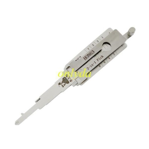 MOQ 20pcs Aftermarket ODM(Customize) High quality  2 in 1 tools，HON63  2 in 1 decode and lockpick for Honda Motorcycle key