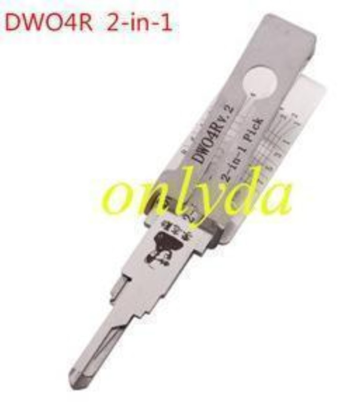 MOQ 20pcs Aftermarket ODM(Customize) High quality  2 in 1 tools，Buick DWO4R 2 In 1  lock pick and decoder     For Buick .LOVA,GL8