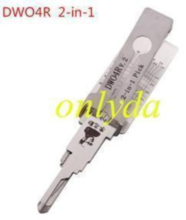 MOQ 20pcs Aftermarket ODM(Customize) High quality 2 in 1 tools,Buick DWO4R 2 In 1 lock pick and decoder For Buick .LOVA,GL8