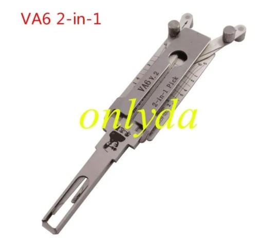 MOQ 20pcs Aftermarket ODM(Customize) High quality  2 in 1 tools， VA6 lock pick and decoder  together  2 in 1 used for Renault