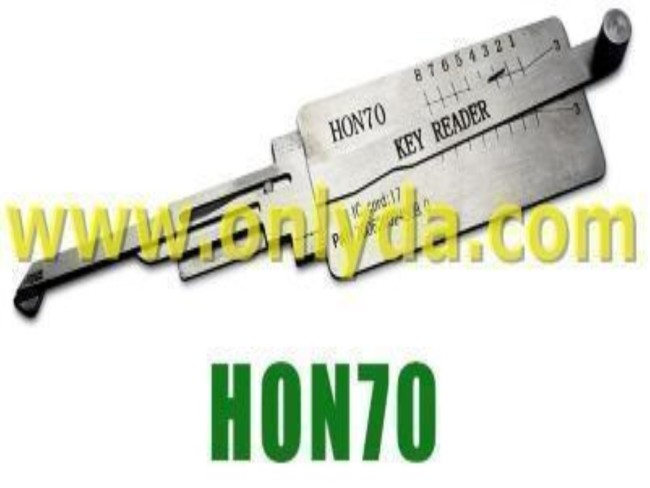 MOQ 20pcs Aftermarket ODM(Customize) High quality 2 in 1 tools, HON70 key reader locksmith tools used for Honda motorcycle