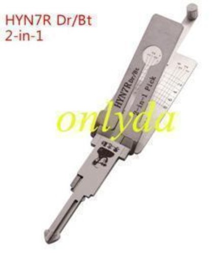 MOQ 20pcs Aftermarket ODM(Customize) High quality  2 in 1 tools，Hyundai HYN7R old car decoder and lockpick combination  used for  sonata ,moInca