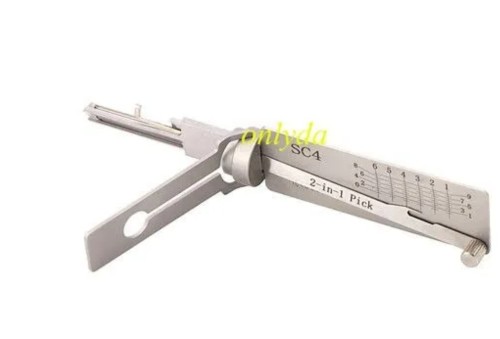MOQ 20pcs Aftermarket ODM(Customize) High quality  2 in 1 tools，For SC4  2 in 1 decode and lockpick for Schlage Residential Lock