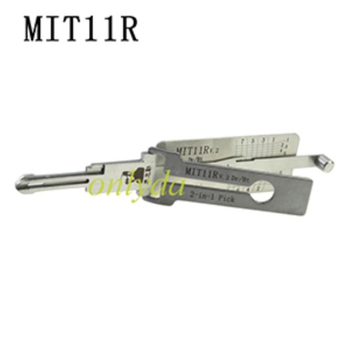 MOQ 20pcs Aftermarket ODM(Customize) High quality  2 in 1 tools，MIT11R V.2 Mazda,Suzuki,Mitsubishi car  decoder and lockpick combination     used for Mazda,Suzuki,Mitsubishi