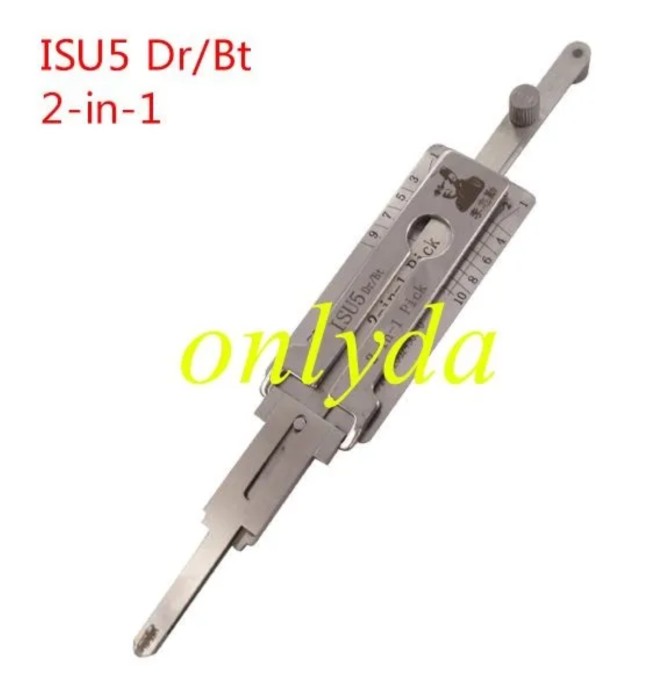 MOQ 20pcs Aftermarket ODM(Customize) High quality 2 in 1 tools,For ISU5 2 In 1 lock pick for Isuzu