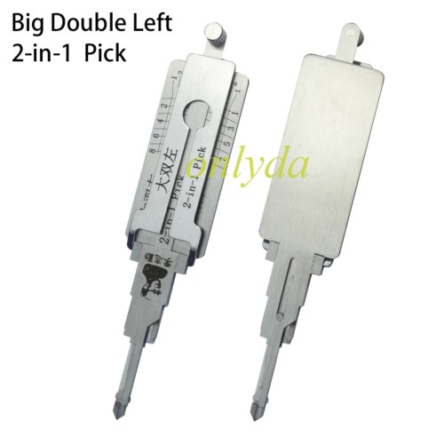 MOQ 20pcs Aftermarket ODM(Customize) High quality  2 in 1 tools， 2 in 1 decode and lockpick forWuling , Changan Series, Old Buick Excelle, Chery Winner