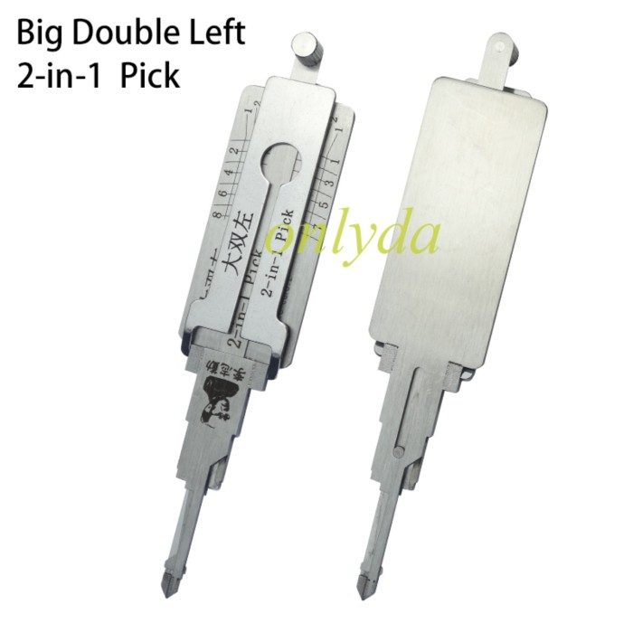 MOQ 20pcs Aftermarket ODM(Customize) High quality  2 in 1 tools， 2 in 1 decode and lockpick forWuling , Changan Series, Old Buick Excelle, Chery Winner