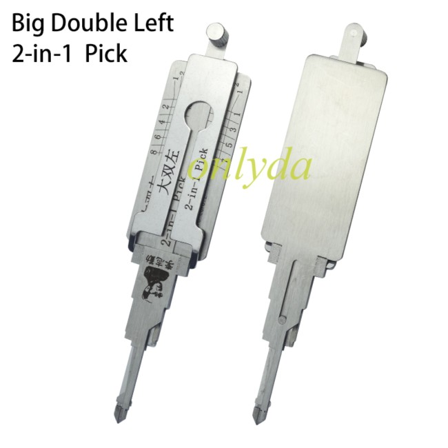MOQ 20pcs Aftermarket ODM(Customize) High quality 2 in 1 tools, 2 in 1 decode and lockpick forWuling , Changan Series, Old Buick Excelle, Chery Winner