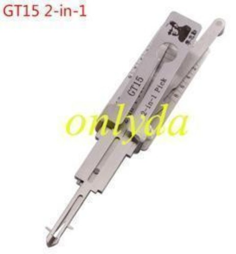 MOQ 20pcs Aftermarket ODM(Customize) High quality  2 in 1 tools，Fiat GT15  2 In 1  lock pick and decoder      used for Fiat Palio