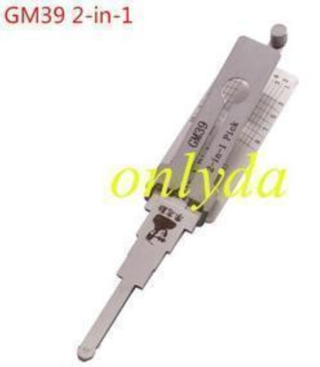 MOQ 20pcs Aftermarket ODM(Customize) High quality 2 in 1 tools,Original GM39 lock pick and decoder together 2 in 1 used for old GL8 , old Regal