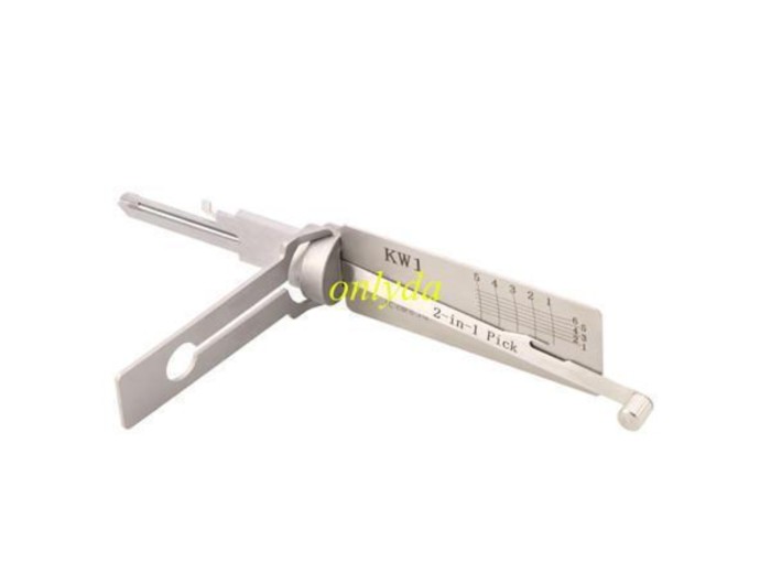MOQ 20pcs Aftermarket ODM(Customize) High quality  2 in 1 tools，KW1  2 in 1 decode and lockpick for KwiKset  Kawasaki  Motorcycle key