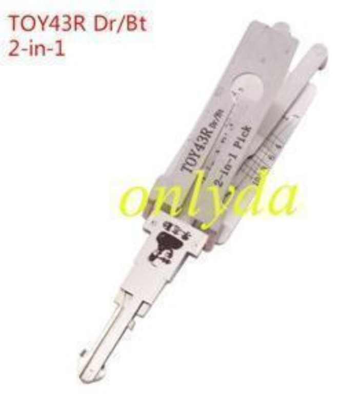 MOQ 20pcs Aftermarket ODM(Customize) High quality  2 in 1 tools， subaru TOY43R lock pick and decoder  together  2 in 1 used for Subaru XV;  FLORID