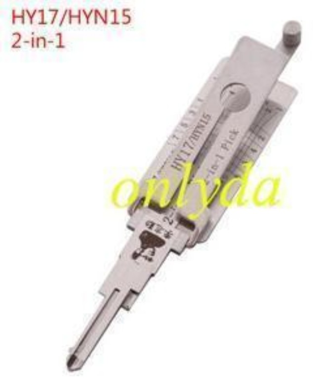 MOQ 20pcs Aftermarket ODM(Customize) High quality 2 in 1 tools,HY17 2 In 1 lock pick and decoder Used for Hyundai.Accent,Mistra