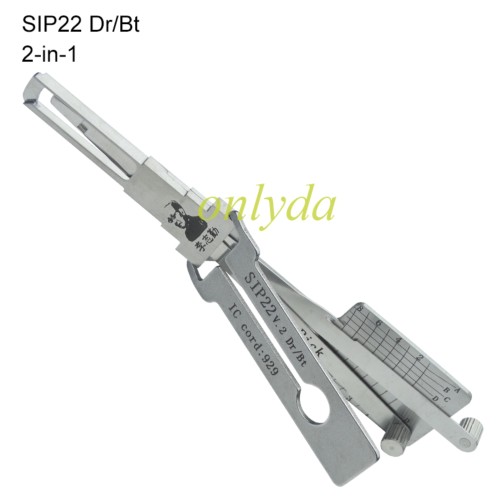 MOQ 20pcs Aftermarket ODM(Customize) High quality  2 in 1 tools，Fiat lock pick and decoder  together  2 in 1 used for Fiat,Alfa Romeo,Maserati