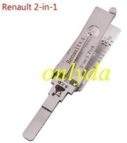 MOQ 20pcs Aftermarket ODM(Customize) High quality  2 in 1 tools，Renault lock pick and decoder  together  2 in 1 used for Renault: Scenic, Fluence,  Koleos, Megane, Laguna, Latitude