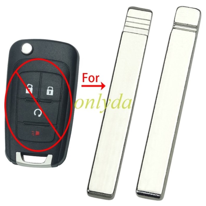 HU100 blade ues for opel Chevrolet Buick key shell