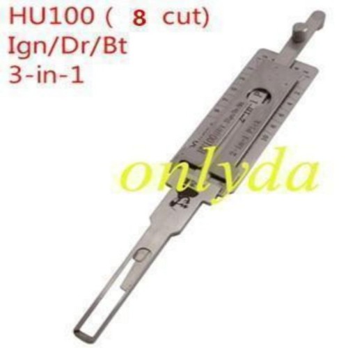 MOQ 20pcs Aftermarket ODM(Customize) High quality  2 in 1 tools，Buick, new opel-HU100 3-IN-1 Lock pick, for ignition lock, door lock, and decoder,1  used for Buick Regal, the new LaCrosse,  Hideo Cruze