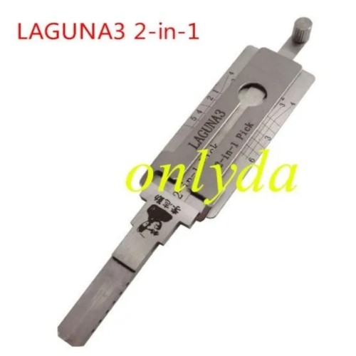 MOQ 20pcs Aftermarket ODM(Customize) High quality  2 in 1 tools，For  laguna 3 lock pick and decoder together 2 in 1 used for Renault Laguna