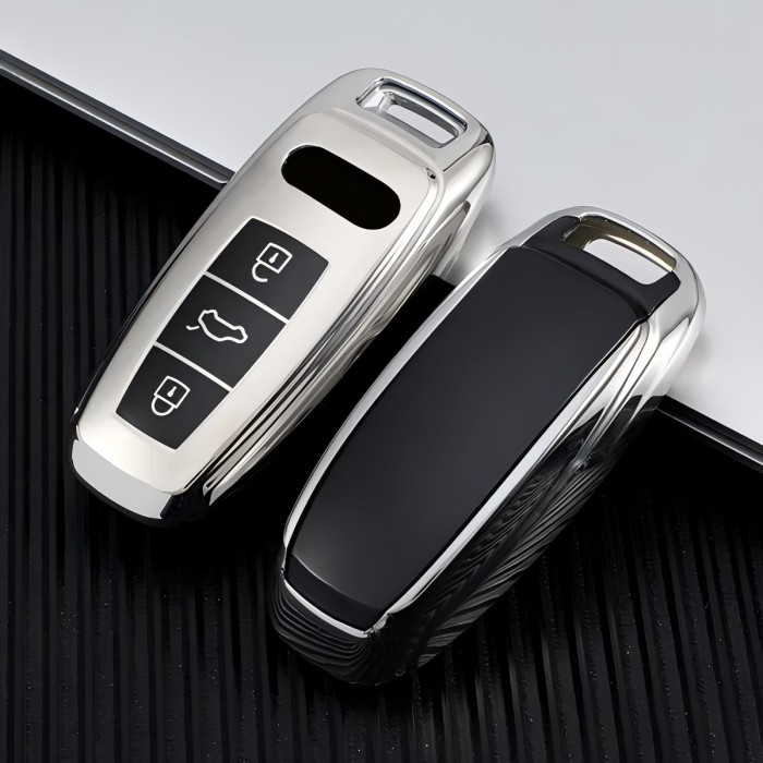 For Audi A3/Q3/Q2L/A1/S3 3 button TPU protective key case,please choose the color
