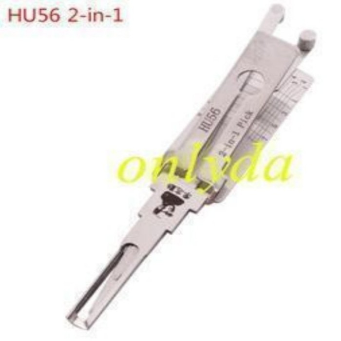 MOQ 20pcs Aftermarket ODM(Customize) High quality  2 in 1 tools， HU56-Old Volvo lock pick and decoder  together  2 in 1