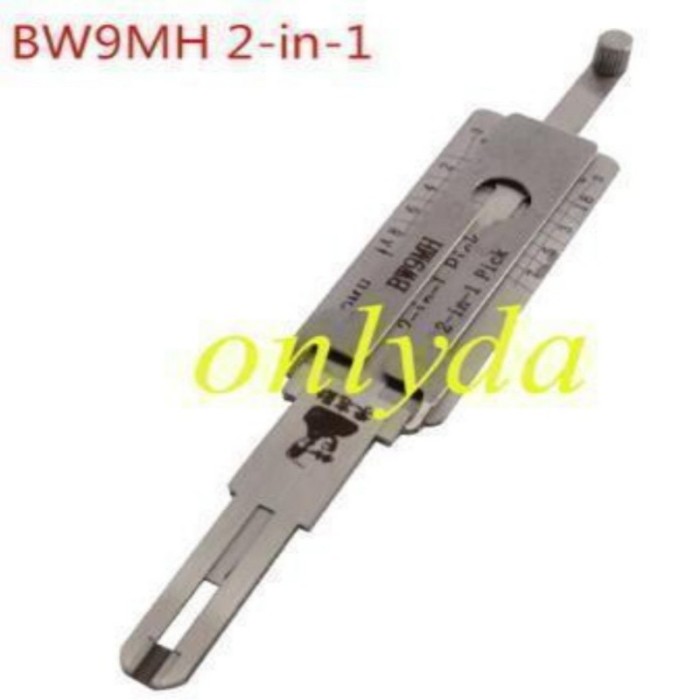 MOQ 20pcs Aftermarket ODM(Customize) High quality  2 in 1 tools，BW9MH BMW motorcycle 2 in 1 lockpick and decoder genuine