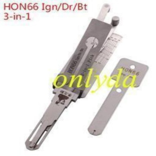 MOQ 20pcs Aftermarket ODM(Customize) High quality  2 in 1 tools，Honda HON66 3 In 1  lock pick and decoder     used for Honda,Acura，EVERUS，Trumpche