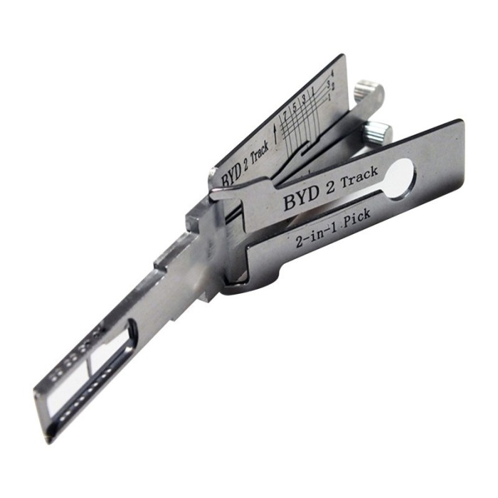 MOQ 20pcs Aftermarket ODM(Customize) High quality  2 in 1 tools， BYD 2 Tracking  2 in 1 decode and lockpick