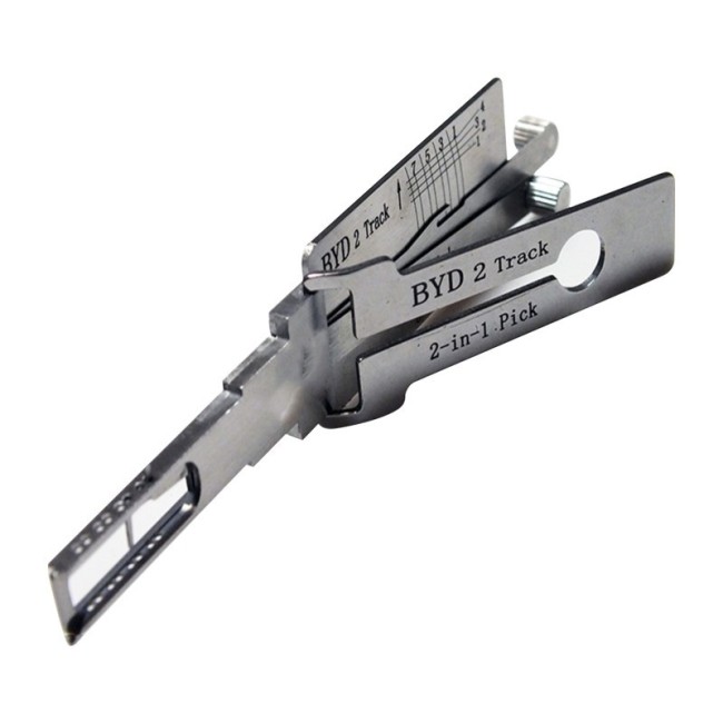 MOQ 20pcs Aftermarket ODM(Customize) High quality 2 in 1 tools, BYD 2 Tracking 2 in 1 decode and lockpick