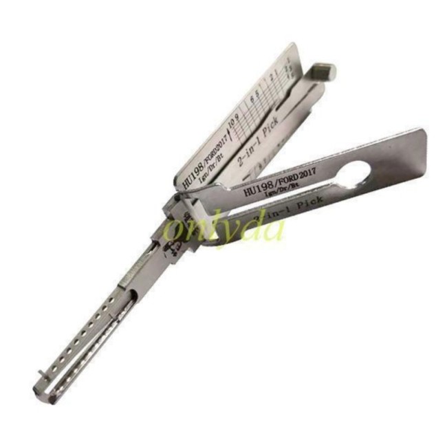 MOQ 20pcs Aftermarket ODM(Customize) High quality 2 in 1 tools,HU198/Ford 2017 3 in 1 decode and lockpick